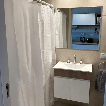 Apartamento Quequen Frente Al Mar Con Pileta Climatizada Exterior foto